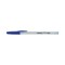 Universal Medium 1 mm Stick Ballpoint Pen - Blue Ink, Gray/Blue Barrel (1 Dozen)